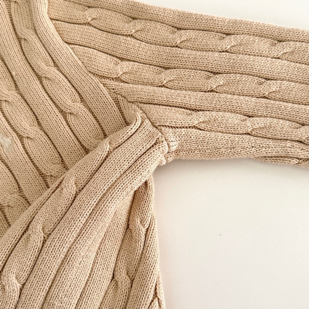 Polo Ralph Lauren Cable-Knit Cotton Crewneck Sweater - Picture 8 of 14